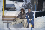 Prinzesssin von Monaco Caroline und Stefano Casiraghi, Celerina 1984