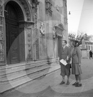 Flitterwochen von Franz Josef und Gina von Liechtenstein in Lugano, 1943