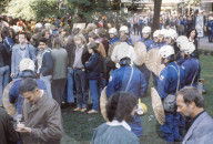 Demonstration für autonomes Jugendzentrum (AJZ) in Zürich 1980