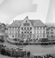 Fronleichnams-Prozession in Appenzell, 1940