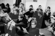 Franz Rueb (hinten Mitte) beim Globus-Sit in 1968