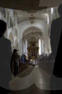 Gottesdienst in der Klosterkirche Mariastein, 2005