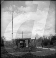 Militärische Funkstation der Schweizer Funker, 1940