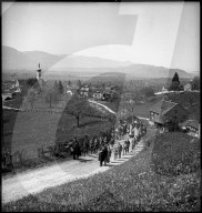 St. Georgs-Prozession in Kaltbrunn, 1940