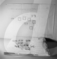 Plan und Modell vom Pestalozzi Kinderdorf 1945