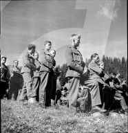 Soldaten an Bundesfeier; 1940