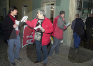 Rolf Krauer, Gewerkschafter, kämpft gegen Lohndumping, 2004