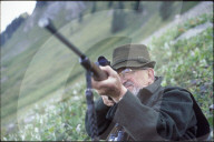 Gerald Forster, Pfarrer, auf der Jagd, 1988