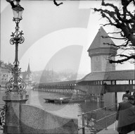 Kapellbrücke in Luzern 1969