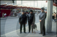 Private uniformierte Sicherheitspolizei, Patrouille mit Hund 1986