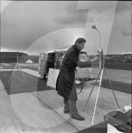 Düsenflugbetrieb: mobile Lärmmessung, Rümlang 1965