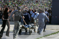 Besuch von Papst Johannes Paul II. in Bern; Menschenmenge, Rettungsdienst; 2004