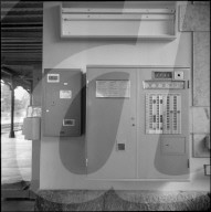 Erster Billetautomat der SBB, 1961