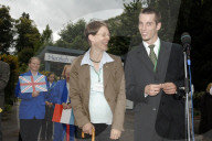 Comtesse Bettina Bernadotte mit Bruder Graf Christian Bernadotte 2005