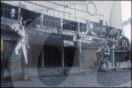 Zerstörtes Kino in Hue, Vietnamkrieg 1968