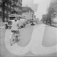 Strasse in Zürich; 1940