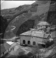 Kraftwerk der Stadt Sitten in St. Léonard 1946