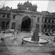 WK 2: Fliegeralarm Zürich, Bahnhofplatz, 1939 