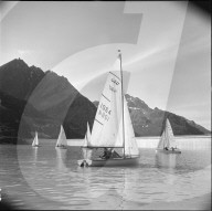 Segelboote auf dem Lac des Dix 1966