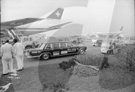 Muhammad Alis Ankunft in Zürich-Kloten 1971