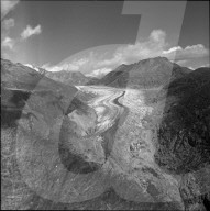 Aletschgletscher, circa 1950