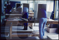 Schreinerunterricht an der landwirtschaftlichen Schule Schwand, 1984