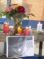 Gedenkstätte für den tödlch verunglückten Kevin, Bülach 2006