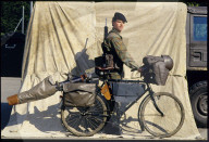 Militär-Fahrrad mit Ausrüstung, 1988