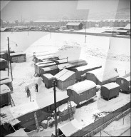 Wohnwagenplatz von Jenischen in Bern, 1942