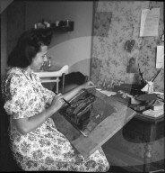 Flüchtling; Ungarische Kunststudentin; 1945