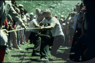 Seilziehen am Schafsfest, Gemmipass 1980