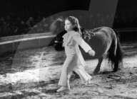 Géraldine-Katharina Knie, Dressur mit Zwergpony, 1977 