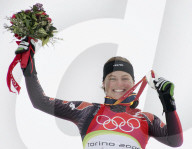 OS Turin 2006, Abfahrt: Martina Schild gewinnt Silbermedaille