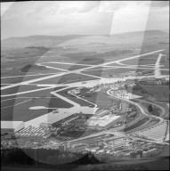 Flughafen Zürich-Kloten, Luftaufnahme 1966