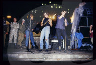 Konzert am Augustputsch in Moskau, 1991