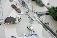 Hochwasser Schweiz 2005: Sarnen, August 2005