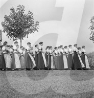 Fronleichnams-Prozession in Appenzell, 1940