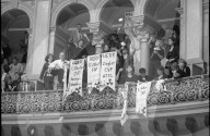 Nationalratsdebatte über Tschernobyl: Protest auf der Zuschauertribühne, 1986