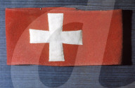 Armbinde mit Schweizerkreuz