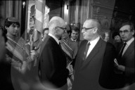 Bundesratswahl 1982: Alphons Egli mit Hans Rudolf Hürlimann