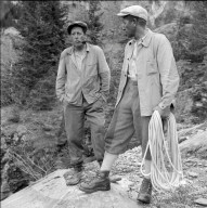 Reinigung der Gletscherschlucht in Grindelwald, 1961