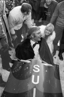 Gunter Sachs und Mirja Larrson heiraten in St. Moritz 1969