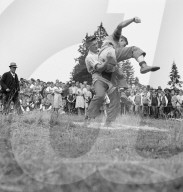 Schwinger am Volksfest im Emmental, 1948