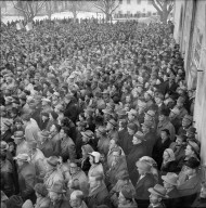 Protest gegen Kraftwerkbau; Wasserkraftwerk; 1952