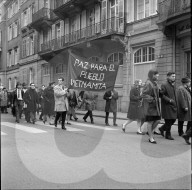 Protest gegen Krieg in Vietnam; 1976