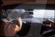 Polizei bei Verkehrskontrolle auf N13, 1986