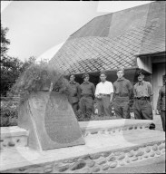 Dankestafel der polnischen Internierten in Bollodingen, 1940