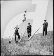 Alphornbläser, Eidgenössisches Jodlerfest 1949