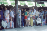 Eisenbahngrenzbahnhof, Reisende, 1984