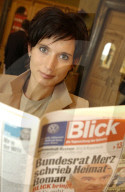 Pascale Bruderer mit Blick im Tabloid-Format